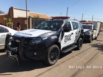 foto de Homem invade quintal de residência e mata jovem a tiros, em Maringá