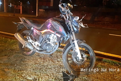 foto de Motociclista está na UTI após colisão com carro em Maringá