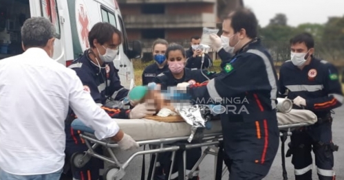 Mandaguaçu: criança é socorrida de helicóptero após se afogar em piscina de chácara