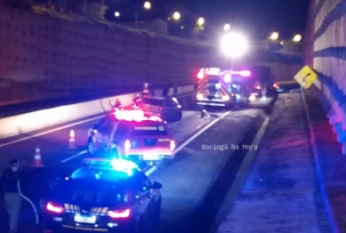 foto de Colisão traseira entre carro e carreta mata motorista de 46 anos em Maringá