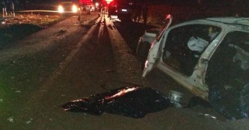 Grave acidente mata dois adultos e duas crianças entre Goioerê e Rancho Alegre