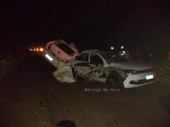 foto de Grave acidente mata dois adultos e duas crianças entre Goioerê e Rancho Alegre