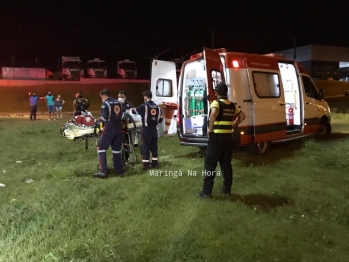 foto de Motoboy fica gravemente ferido em acidente no Contorno Sul de Maringá