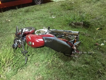 foto de Motoboy fica gravemente ferido em acidente no Contorno Sul de Maringá