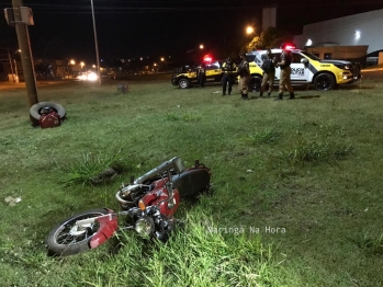 foto de Motoboy fica gravemente ferido em acidente no Contorno Sul de Maringá