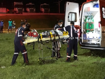 foto de Morre no hospital o motoboy que sofreu acidente em rotatória no Contorno Sul de Maringá