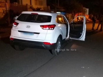 foto de Perseguição a carro roubado termina com um assaltante baleado e outro preso, em Maringá