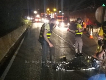 foto de Pedestre morre após ser atropelado por moto no Contorno Sul, em Maringá