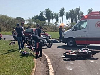 foto de Colisão entre carro e moto mata motociclista no trevo de acesso ao Porto São José