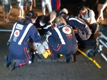 foto de Idoso morre após ser atingido por carro no Contorno Sul em Maringá