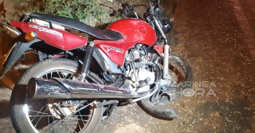 Morador de Mandaguaçu sofre acidente de moto na BR-376