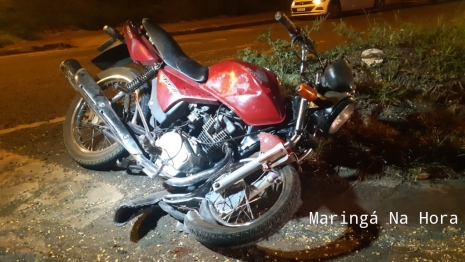 foto de Morador de Mandaguaçu sofre acidente de moto na BR-376