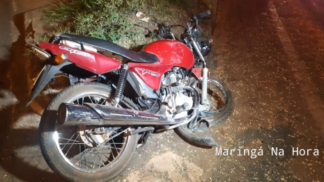 foto de Morador de Mandaguaçu sofre acidente de moto na BR-376