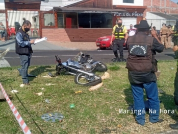 foto de Motorista avança preferencial e provoca acidente com morte em Maringá