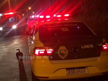 foto de Jovem é baleado com dois tiros em frente de uma residência na cidade de Mandaguaçu