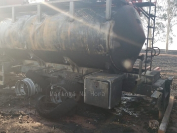 foto de Trabalhador morre carbonizado na zona rural após incêndio atingir caminhão pipa