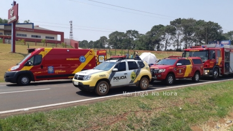 foto de Acidente grave na BR-376 entre Maringá e Iguatemi deixa três pessoas feridas