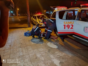 foto de Homem é atingido por quatro facadas durante desentendimento, em Maringá