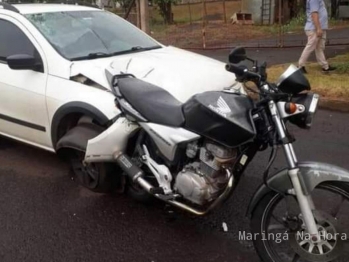 foto de Motociclista é socorrido inconsciente após acidente no Contorno Norte em Maringá 