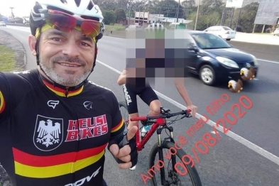 foto de Ciclista de 45 anos morre atropelado por carro na marginal da rodovia em Paiçandu