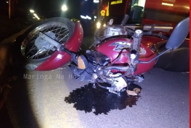 foto de Motociclista morre após acidente em rotatória na cidade de Marialva