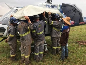 foto de Trabalhador cai de árvore e fica gravemente ferido na zona rural de Ângulo