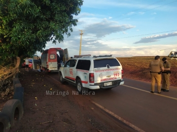 foto de Acidente grave entre Mandaguaçu e Pulinópolis deixa duas pessoas feridas 