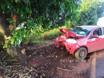 foto de Acidente grave entre Mandaguaçu e Pulinópolis deixa duas pessoas feridas 