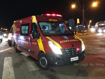 foto de Jovem é atropelado por caminhão no Contorno Sul, em Maringá 