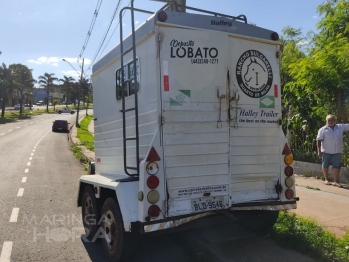 foto de Acidente na Avenida das Palmeiras em Maringá 