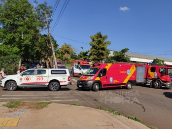 foto de Acidente na Avenida das Palmeiras em Maringá 