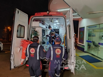 foto de Motociclista de 72 anos sofre ferimentos graves ao ser atingido por carro, em Maringá