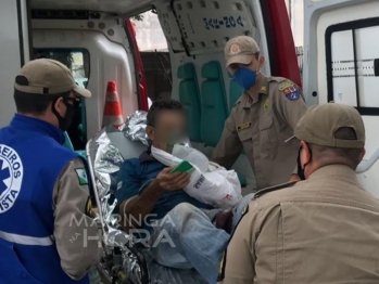 foto de Trabalhador sofre ferimentos graves após contrapeso de empilhadeira tombar, em Maringá