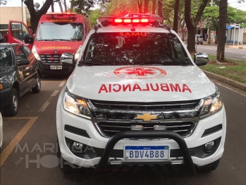 foto de Trabalhador sofre ferimentos graves após contrapeso de empilhadeira tombar, em Maringá