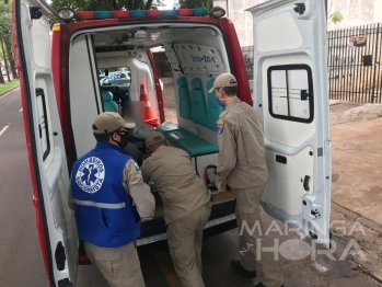 foto de Trabalhador sofre ferimentos graves após contrapeso de empilhadeira tombar, em Maringá