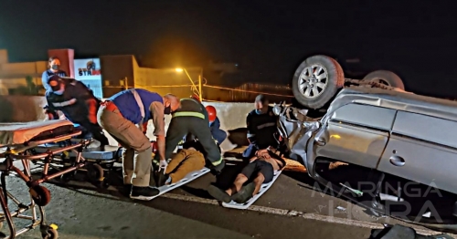 Motorista de camionete provoca acidente em Maringá e foge sem prestar socorro às vítimas 