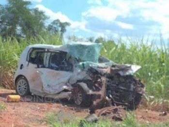 foto de Tragédia: pai e filho morrem em grave acidente entre as cidades de Colorado e Itaguajé