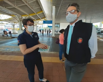 foto de Procon e Vigilância Sanitária fazem vistoria surpresa no Terminal Intermodal  de Maringá 