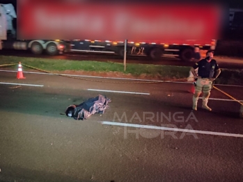 foto de Jovem morre atropelado por moto na BR-376