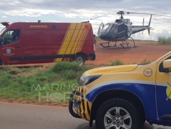 foto de Três pessoas ficam feridas após carro bater em árvore entre as cidades de Mandaguaçu e Ourizona