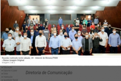 foto de Reunião define ′pacto pela vida′ no enfrentamento da pandemia do Covid-19 em Maringá 