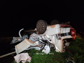 foto de Advogado que dirigia caminhonete morre após bater na traseira de carreta na rodovia 317 em Maringá