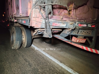 foto de Advogado que dirigia caminhonete morre após bater na traseira de carreta na rodovia 317 em Maringá