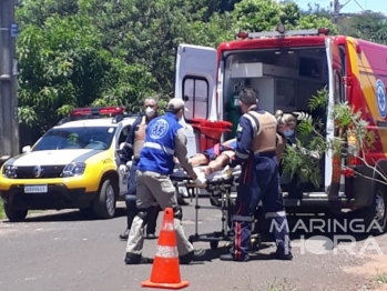 foto de Homem atira acidentalmente na própria perna, em Iguatemi