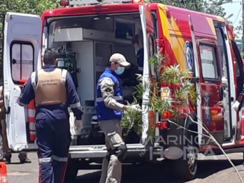 foto de Homem atira acidentalmente na própria perna, em Iguatemi