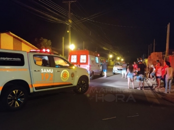 foto de Homem é socorrido em estado grave após ser atropelado na cidade de Sarandi