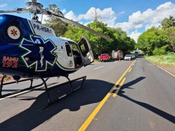 foto de Batida entre três carros na PR-317 deixa uma pessoa morta e três feridas, em Iguaraçu