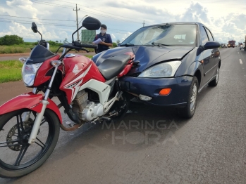 foto de Colisão traseira deixa casal com ferimentos graves na PR-323