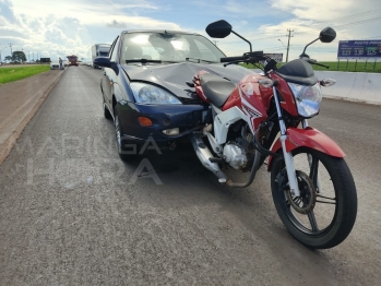 foto de Colisão traseira deixa casal com ferimentos graves na PR-323