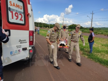 foto de Colisão traseira deixa casal com ferimentos graves na PR-323